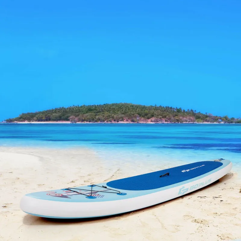 10 Feet Inflatable Stand up Paddle Board with Adjustable Paddle Pump