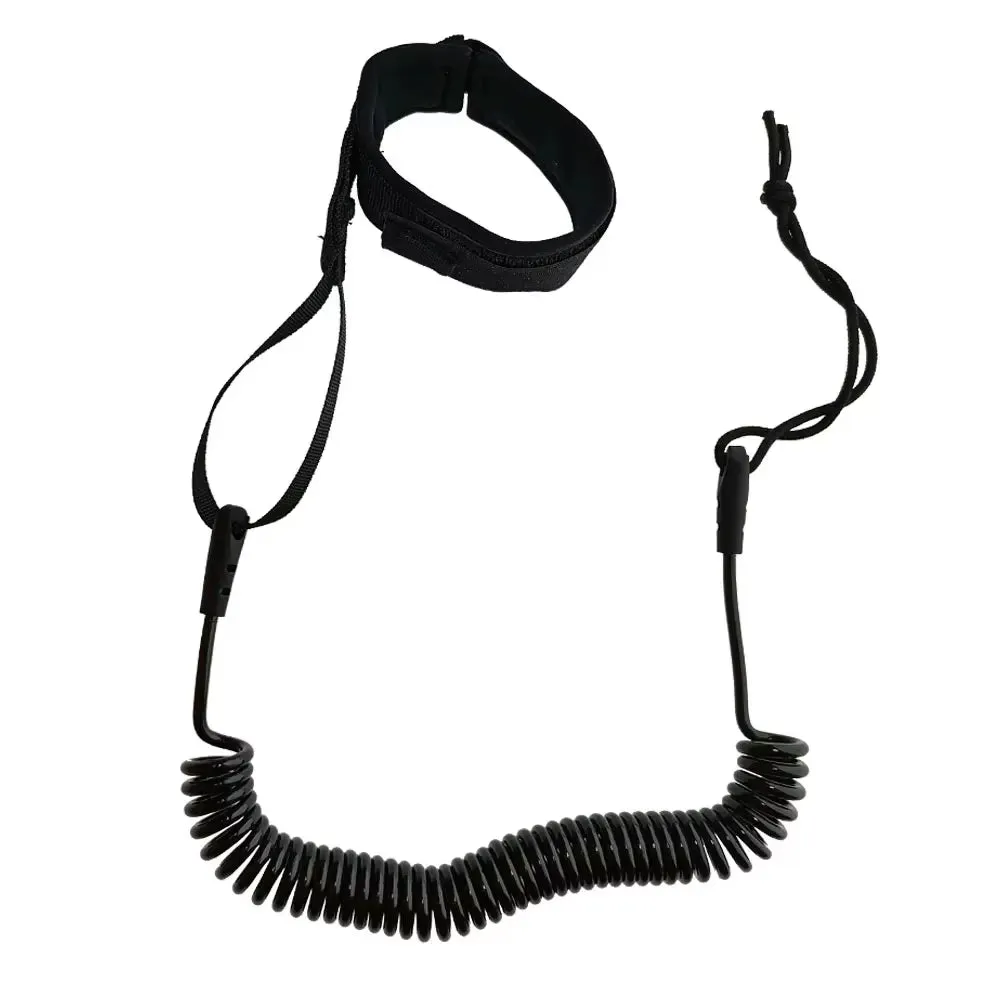 10FT Coiled Surfboard Leash Surfing Stand up Paddle Board Surf Paddle Board SUP Cord Leash