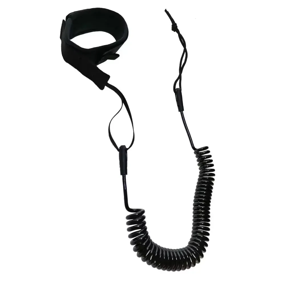 10FT Coiled Surfboard Leash Surfing Stand up Paddle Board Surf Paddle Board SUP Cord Leash