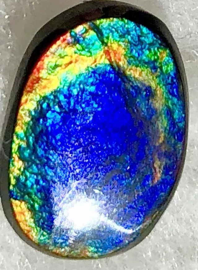 17  x 11.5 mm  Natural  Free Form . FFNT 100 Ammolite  ナチュラル　ルース　アンモライト フリーフォーム