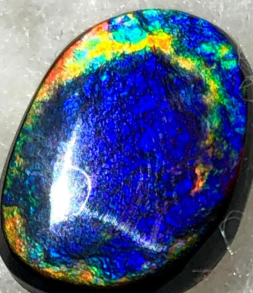 17  x 11.5 mm  Natural  Free Form . FFNT 100 Ammolite  ナチュラル　ルース　アンモライト フリーフォーム