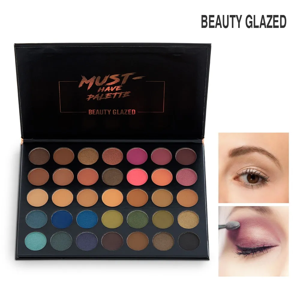 18 Color Glitter Diamond Pigment Eyeshadow