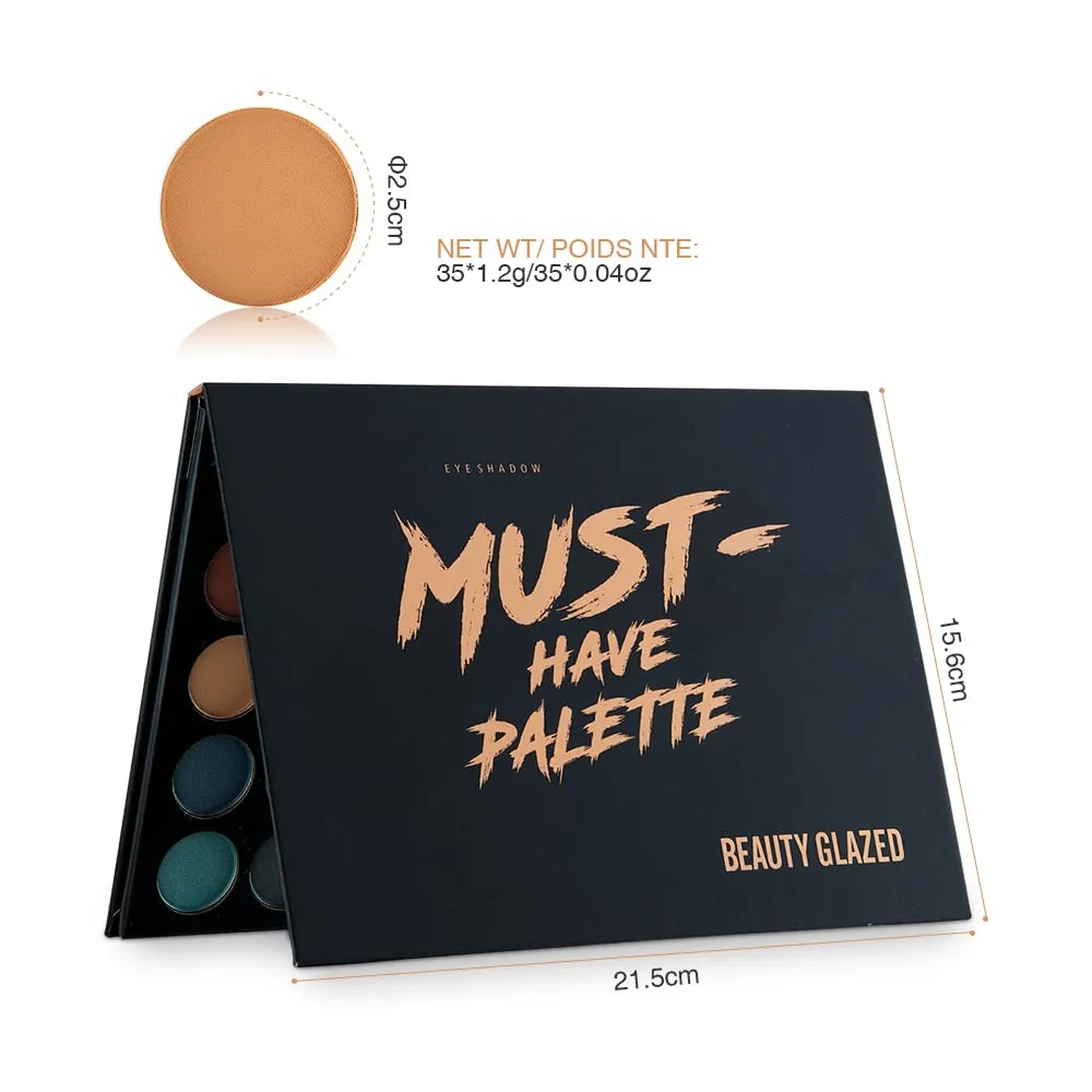 18 Color Glitter Diamond Pigment Eyeshadow
