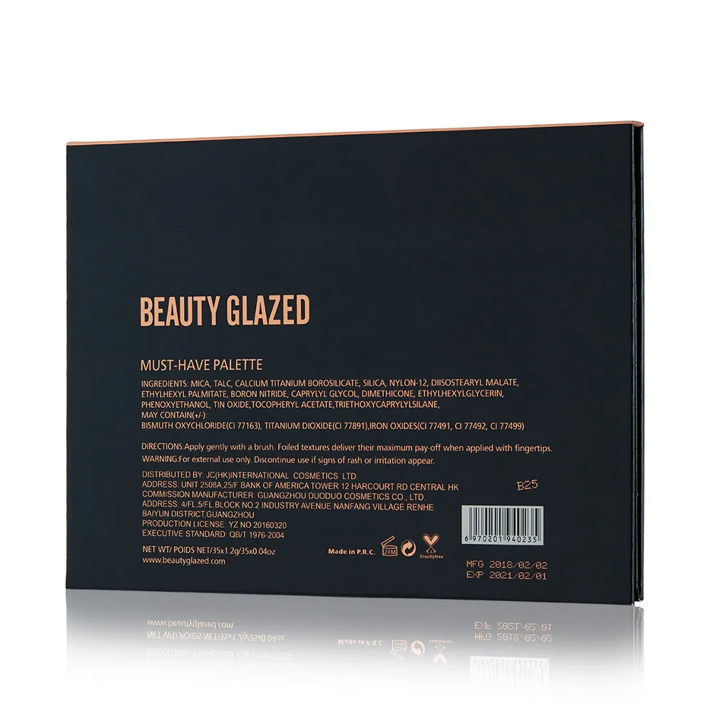 18 Color Glitter Diamond Pigment Eyeshadow