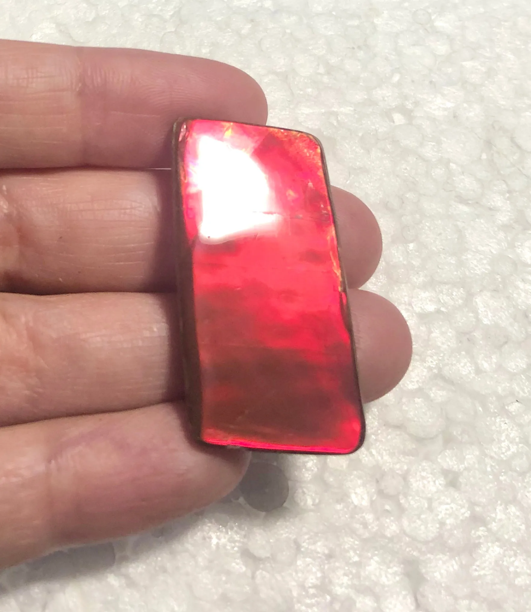 37x18x mm   Imperial Double-Sided  Collector Stone - IMP-82  Double-Sided ! 両面 コレクション