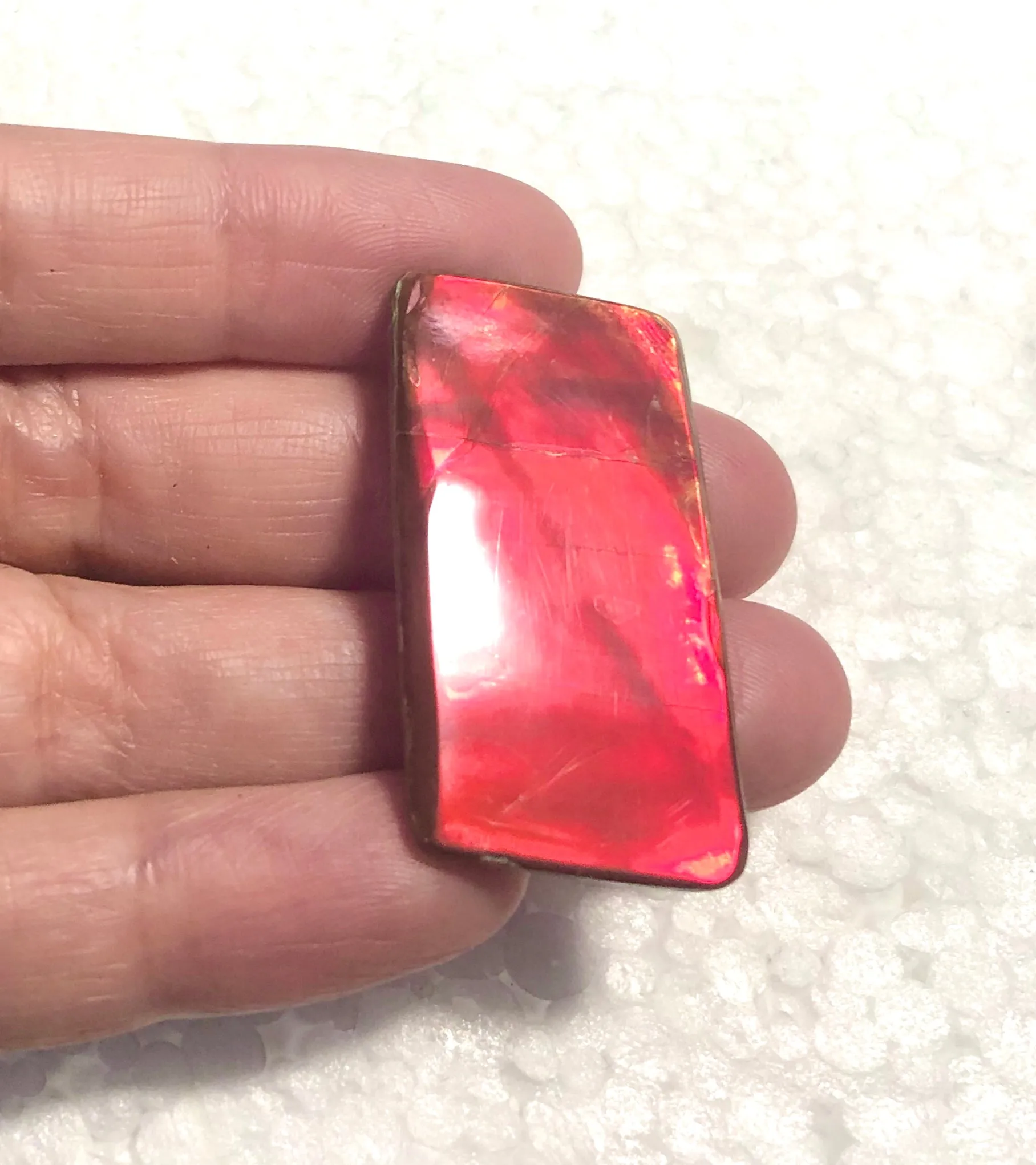 37x18x mm   Imperial Double-Sided  Collector Stone - IMP-82  Double-Sided ! 両面 コレクション