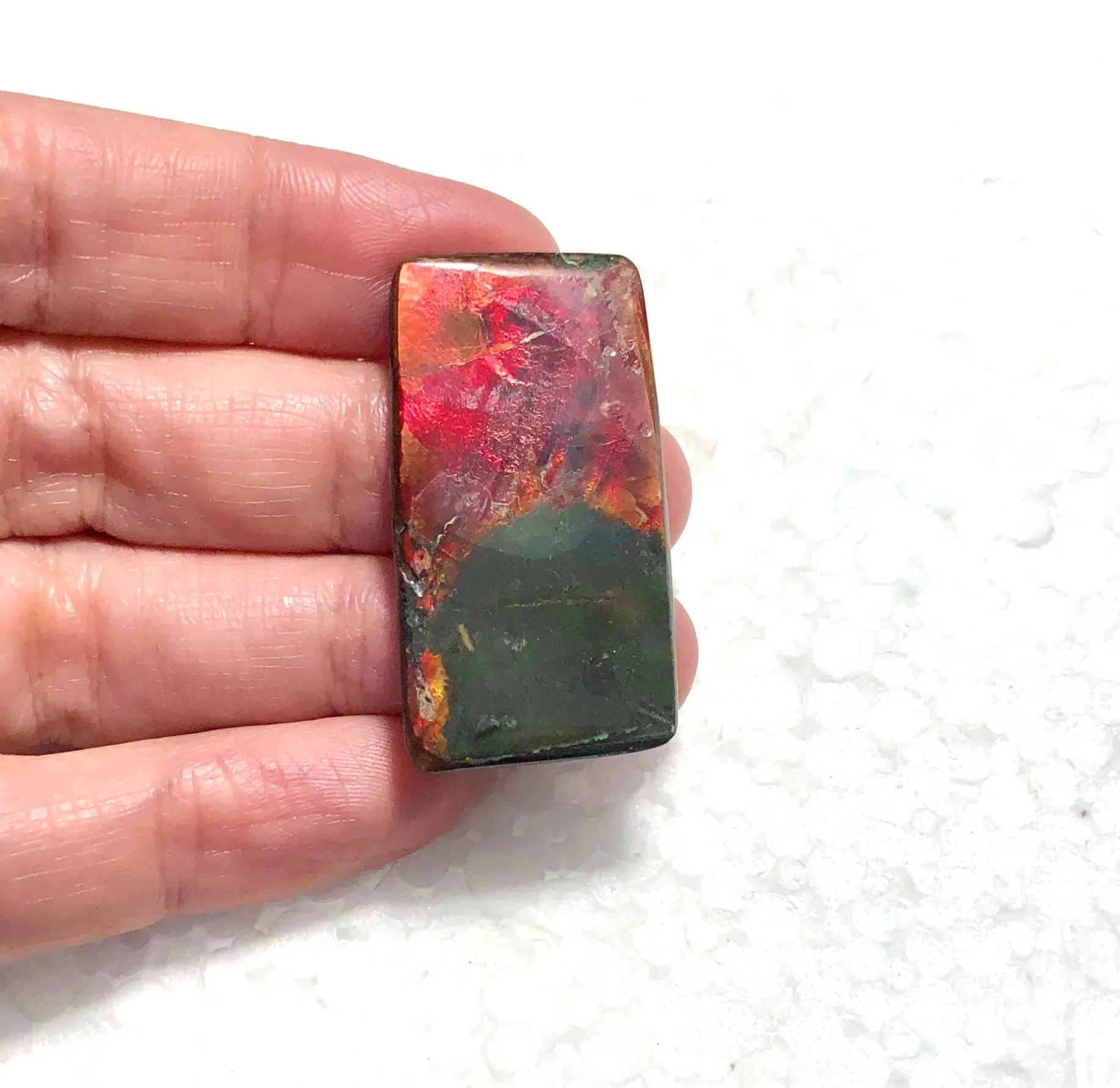 37x18x mm   Imperial Double-Sided  Collector Stone - IMP-82  Double-Sided ! 両面 コレクション