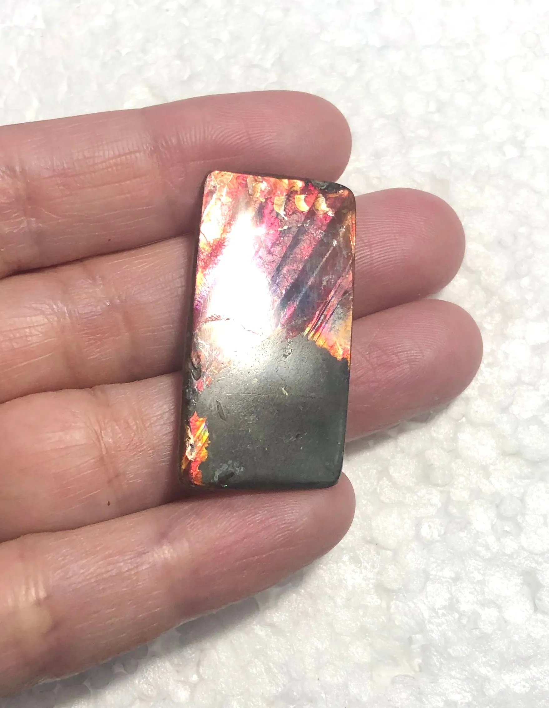 37x18x mm   Imperial Double-Sided  Collector Stone - IMP-82  Double-Sided ! 両面 コレクション