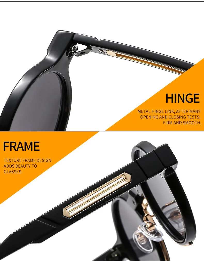 4383 Colorful Fashion Matching Small Round Sunglasses