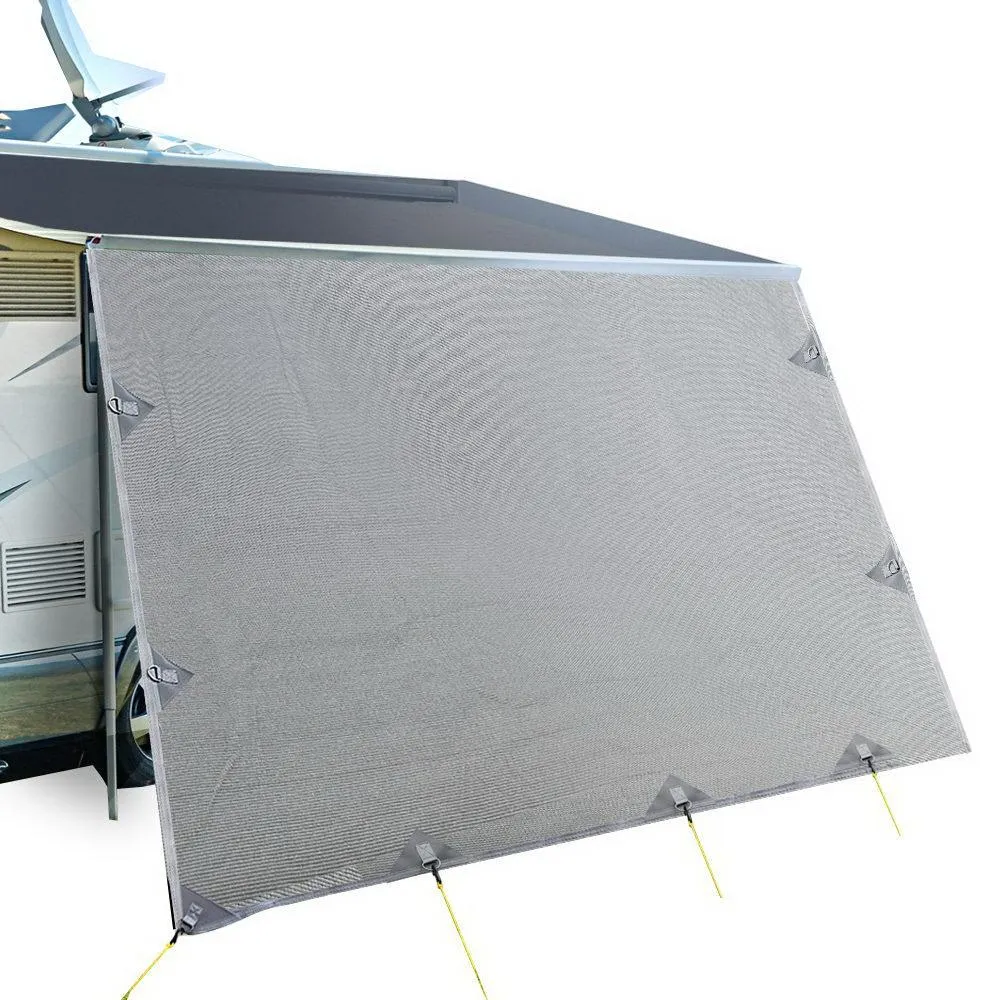 4.6M Caravan Privacy Screens 1.95M Roll Out Awning End Wall