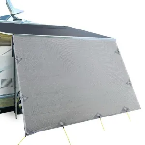 4.6M Caravan Privacy Screens 1.95M Roll Out Awning End Wall