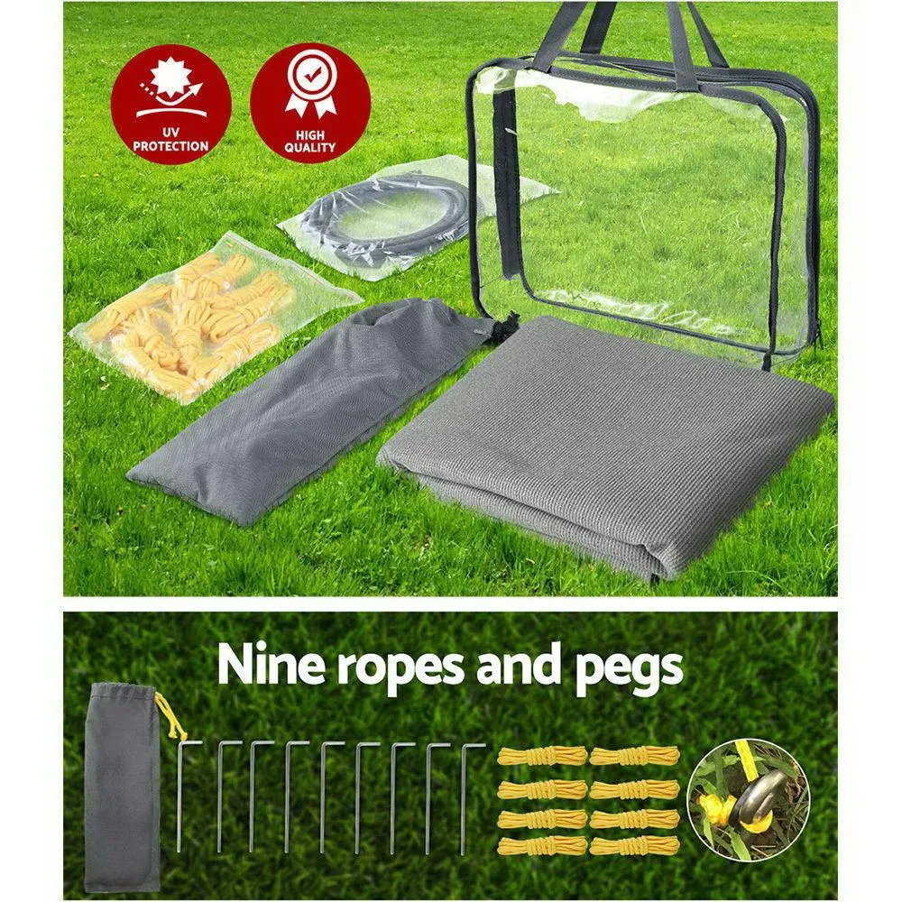 4.6M Caravan Privacy Screens 1.95M Roll Out Awning End Wall