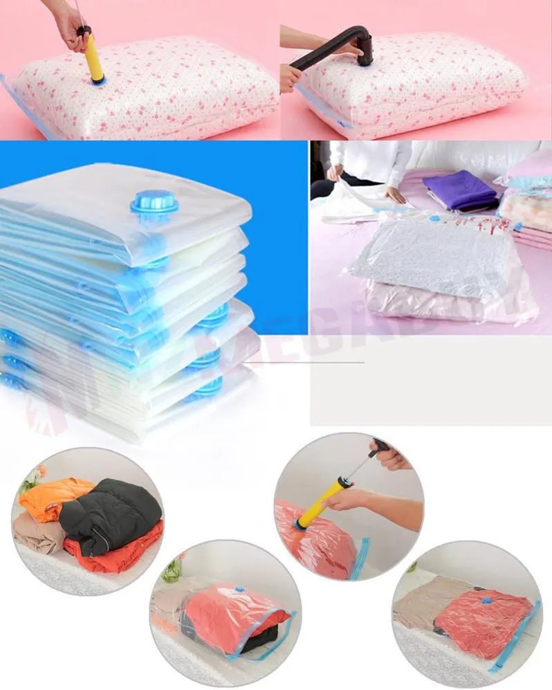 5pc Vacuum Bags, Storage saver bag 5 sizes Mixed