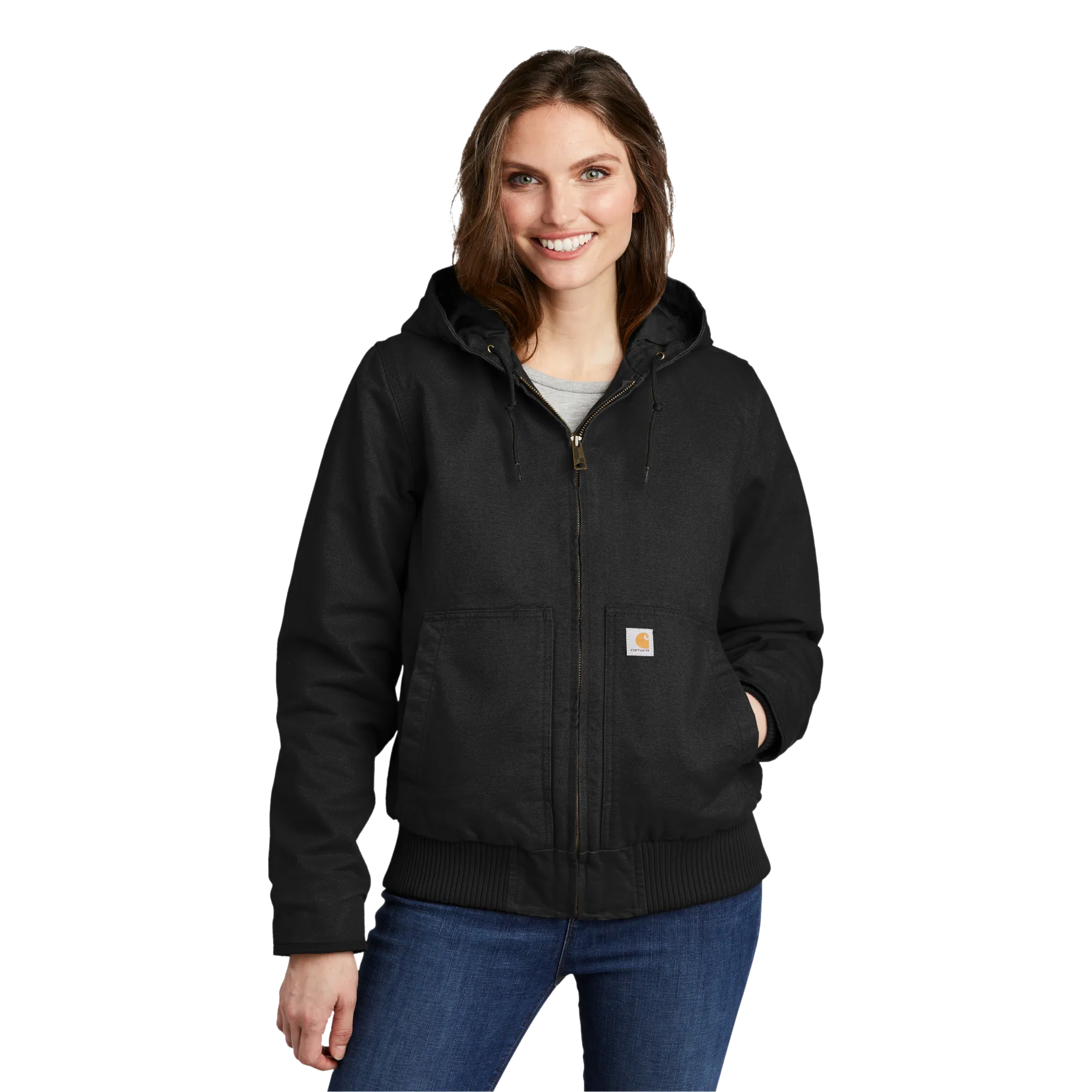 A2302W Ladies Washed Duck Active Jac