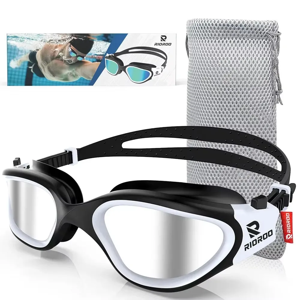 Adult Swim Glasses Professional Goggles Anti-Fog UV Protection Men Women Swimming Goggles Waterproof Adjustable Silicone Inpool