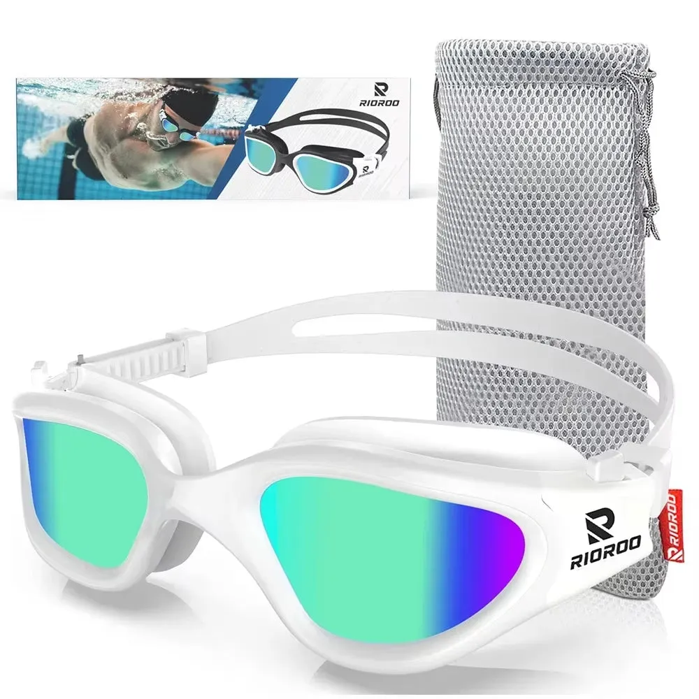 Adult Swim Glasses Professional Goggles Anti-Fog UV Protection Men Women Swimming Goggles Waterproof Adjustable Silicone Inpool