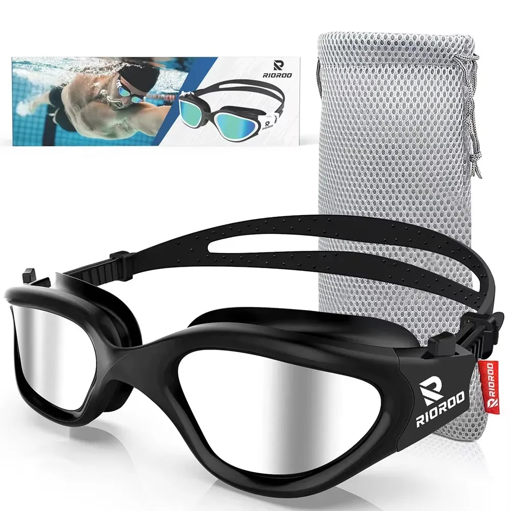 Adult Swim Glasses Professional Goggles Anti-Fog UV Protection Men Women Swimming Goggles Waterproof Adjustable Silicone Inpool