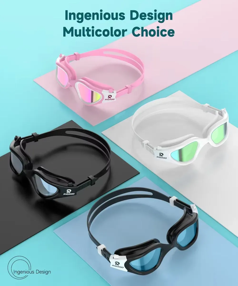 Adult Swim Glasses Professional Goggles Anti-Fog UV Protection Men Women Swimming Goggles Waterproof Adjustable Silicone Inpool