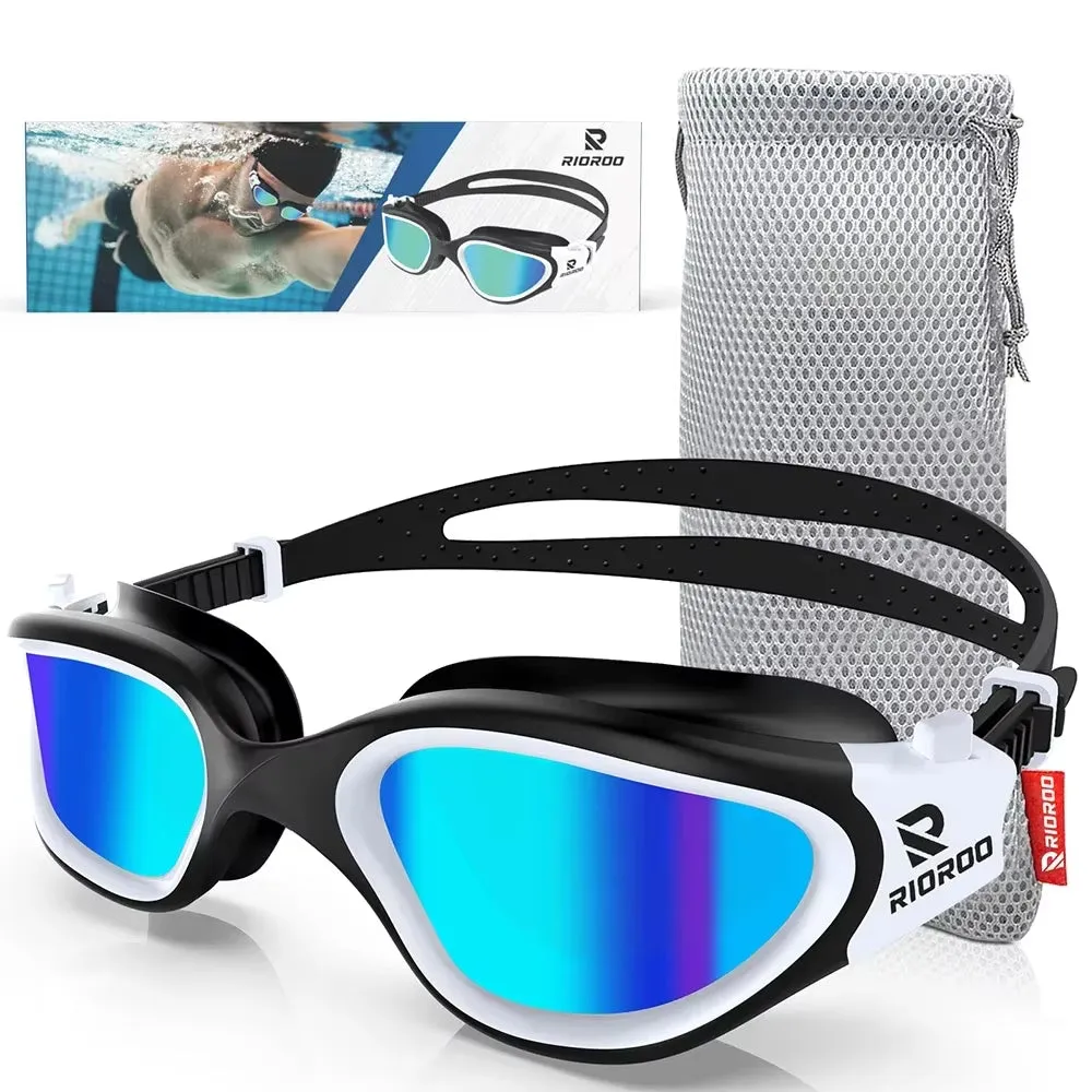 Adult Swim Glasses Professional Goggles Anti-Fog UV Protection Men Women Swimming Goggles Waterproof Adjustable Silicone Inpool