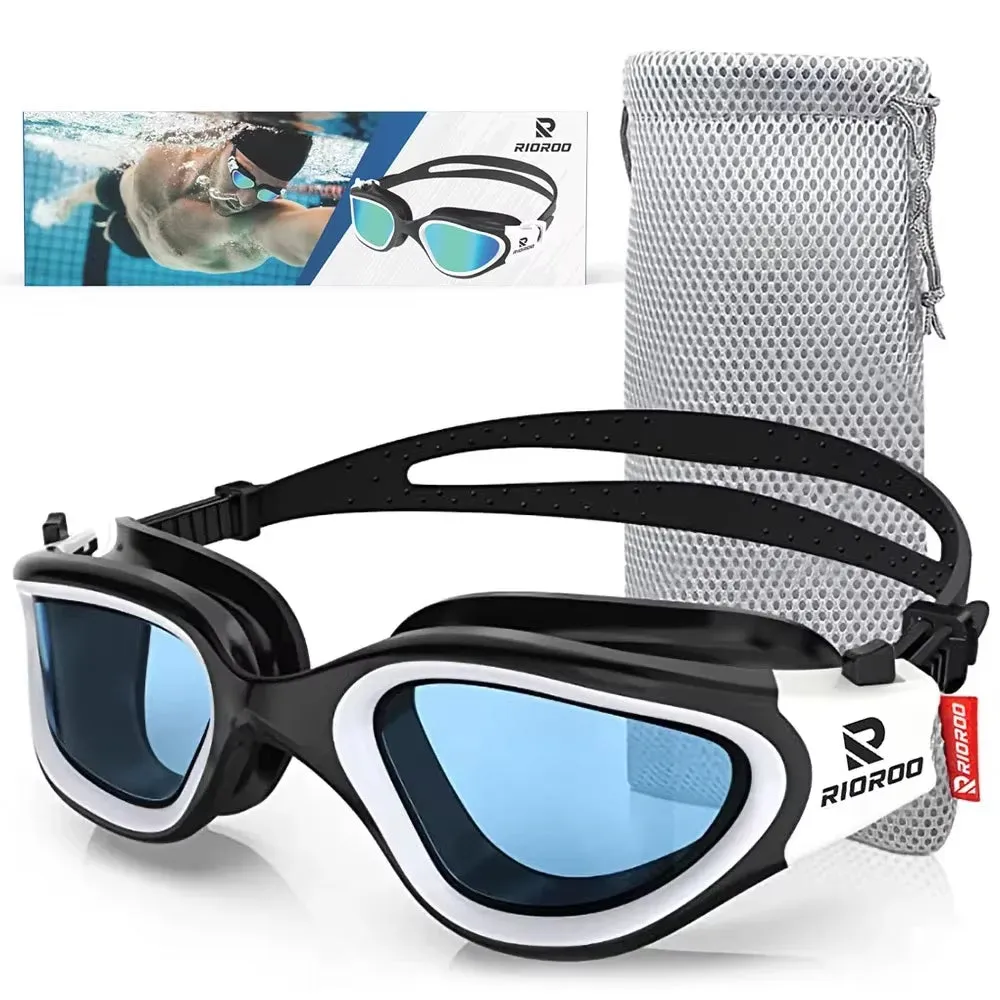 Adult Swim Glasses Professional Goggles Anti-Fog UV Protection Men Women Swimming Goggles Waterproof Adjustable Silicone Inpool