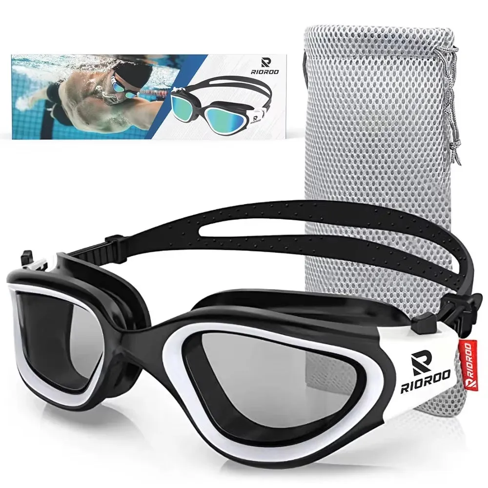 Adult Swim Glasses Professional Goggles Anti-Fog UV Protection Men Women Swimming Goggles Waterproof Adjustable Silicone Inpool