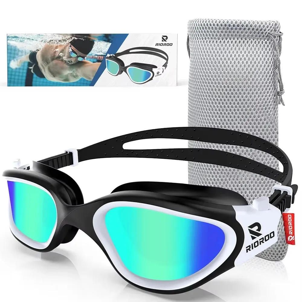 Adult Swim Glasses Professional Goggles Anti-Fog UV Protection Men Women Swimming Goggles Waterproof Adjustable Silicone Inpool