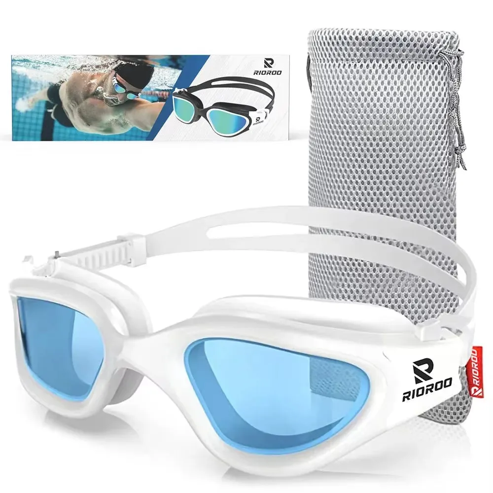 Adult Swim Glasses Professional Goggles Anti-Fog UV Protection Men Women Swimming Goggles Waterproof Adjustable Silicone Inpool