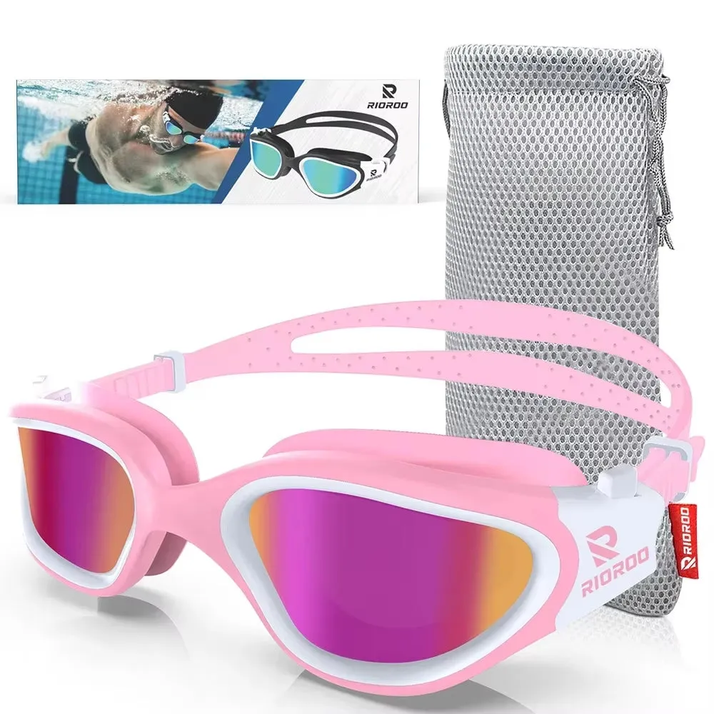 Adult Swim Glasses Professional Goggles Anti-Fog UV Protection Men Women Swimming Goggles Waterproof Adjustable Silicone Inpool
