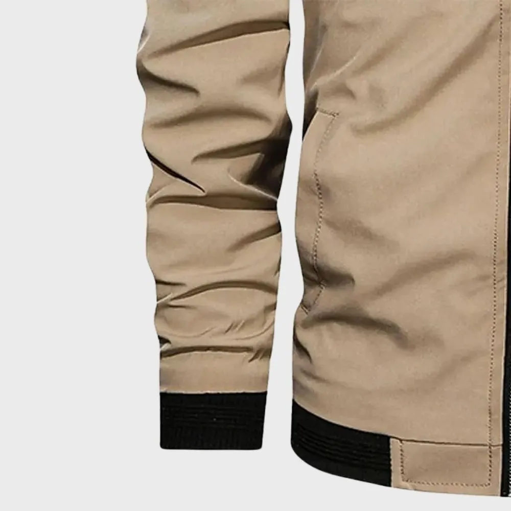 AeroShield™ | Men's All-Season Bomber Jacket | Lightweight, Breathable Fabric & Casual Style