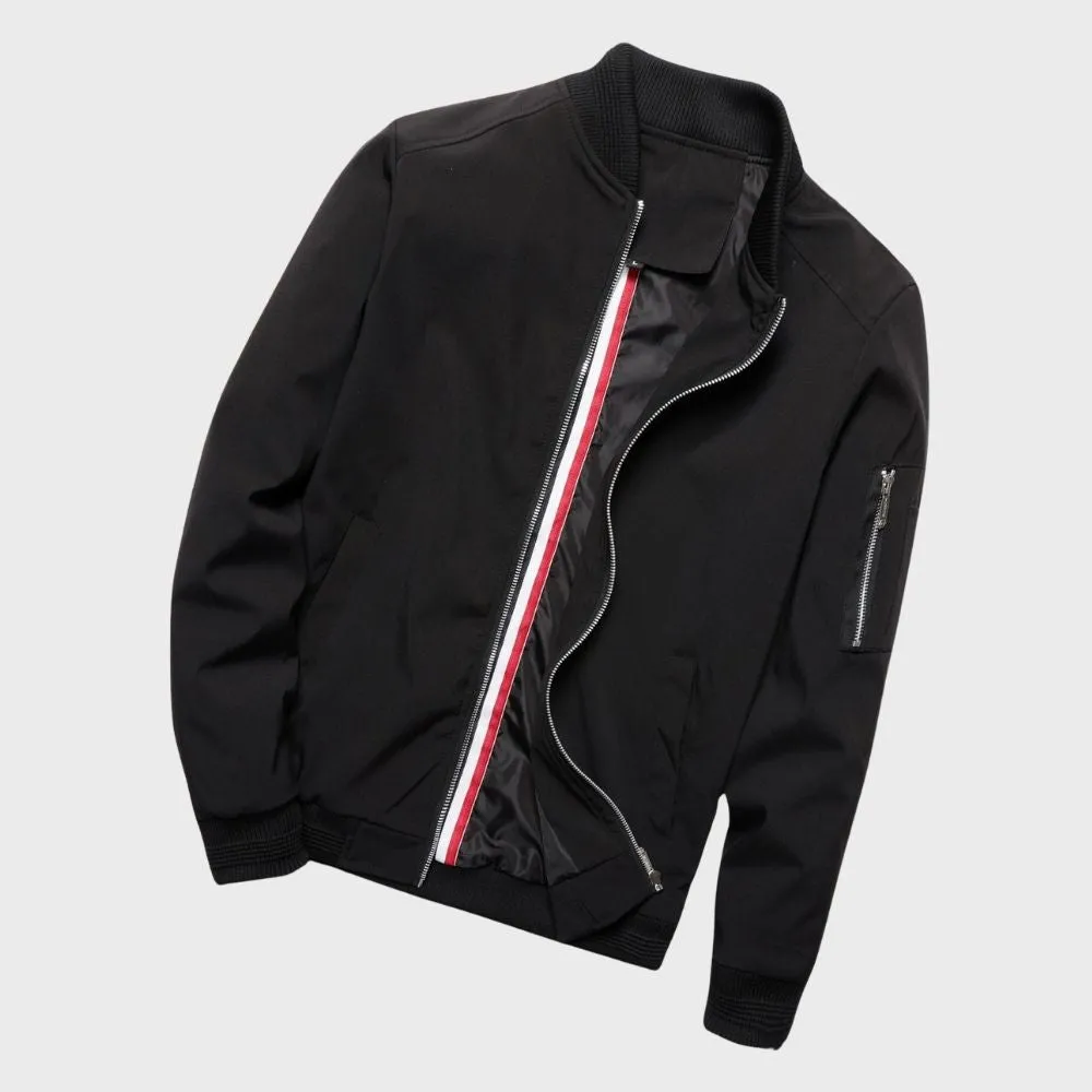 AeroShield™ | Men's All-Season Bomber Jacket | Lightweight, Breathable Fabric & Casual Style