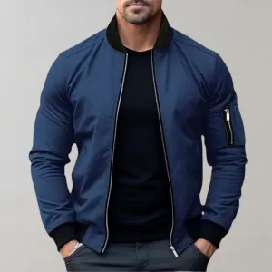 AeroShield™ | Men's All-Season Bomber Jacket | Lightweight, Breathable Fabric & Casual Style
