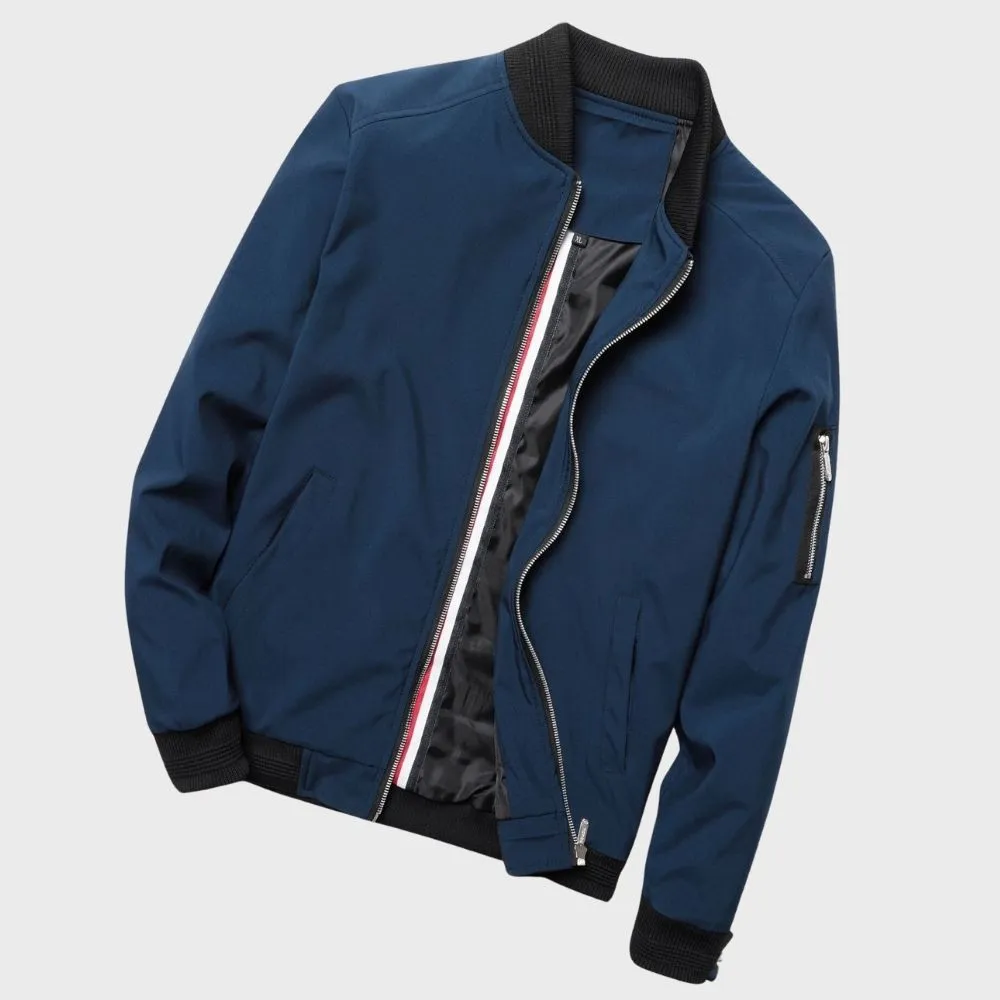 AeroShield™ | Men's All-Season Bomber Jacket | Lightweight, Breathable Fabric & Casual Style