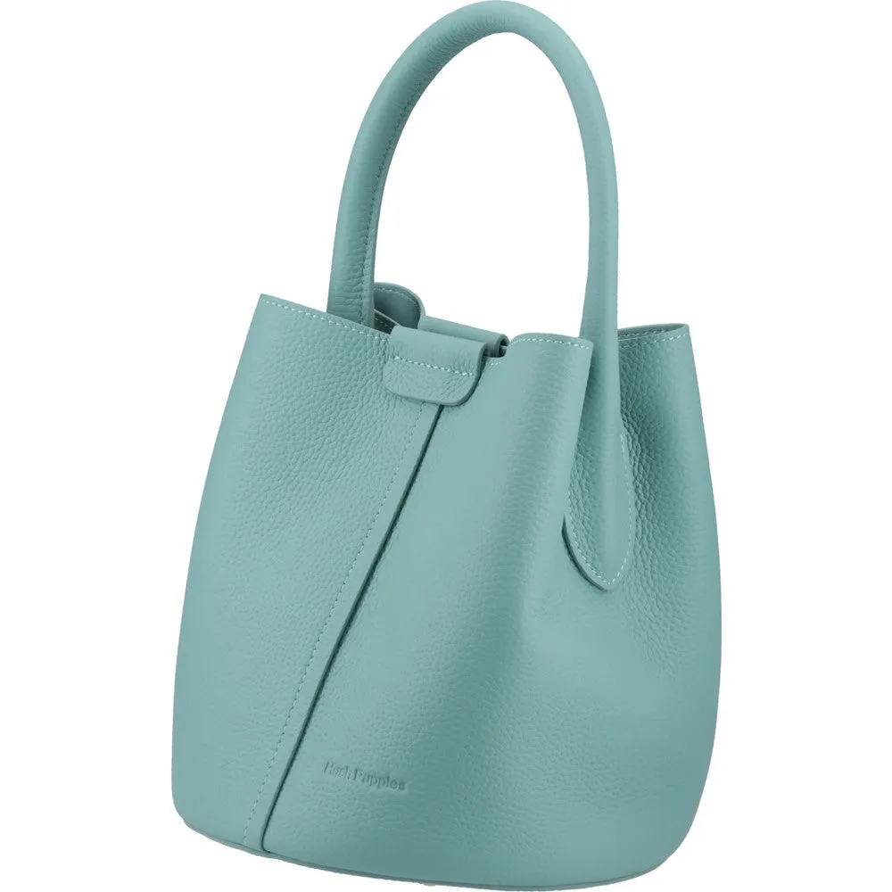 Aqua Valencia Leather Handbag