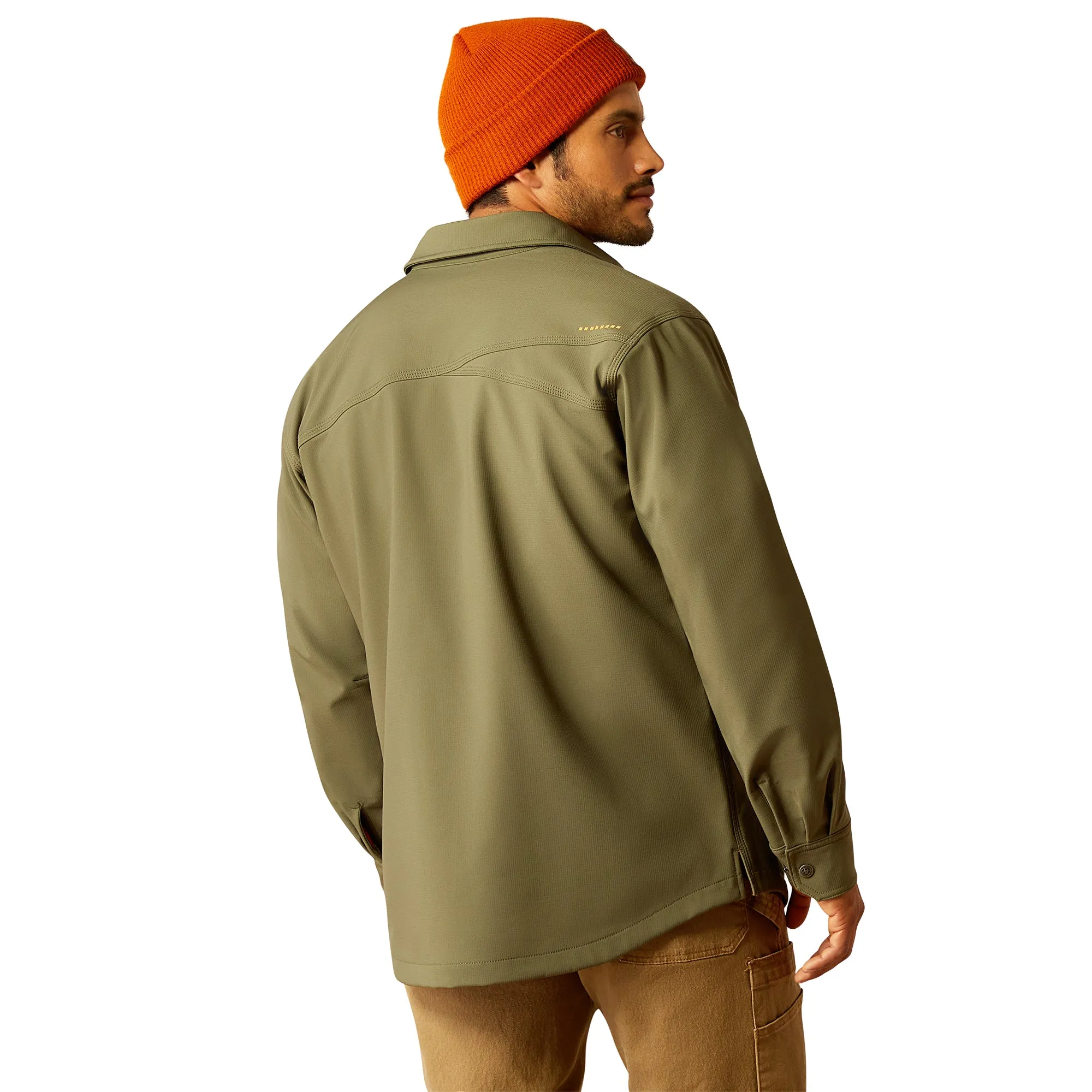 Ariat Men's Rebar DuraStretch Utility Beetle Softshell Shirt Jacket