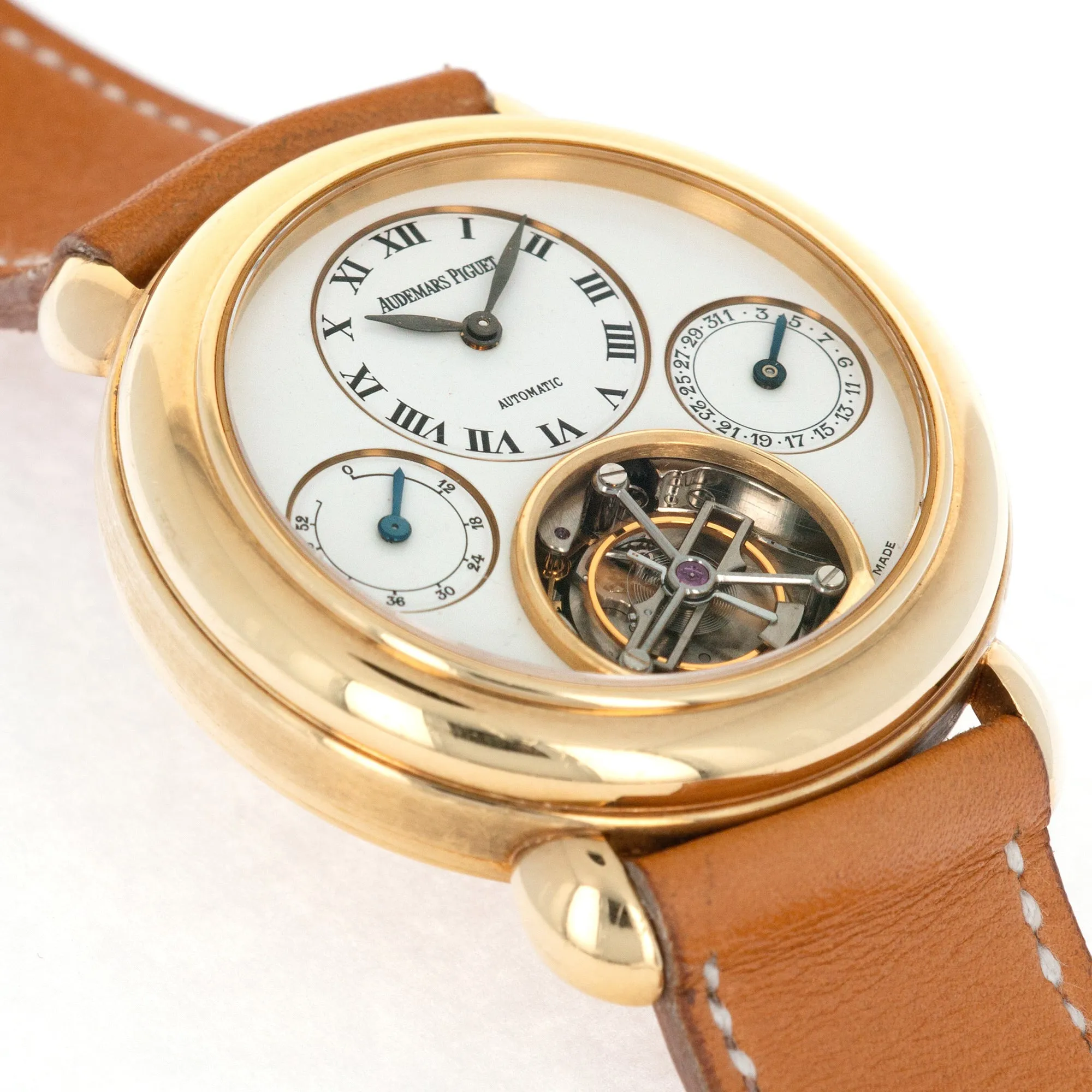 Audemars Piguet Jules Audemars Yellow Gold Tourbillon Watch