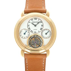 Audemars Piguet Jules Audemars Yellow Gold Tourbillon Watch