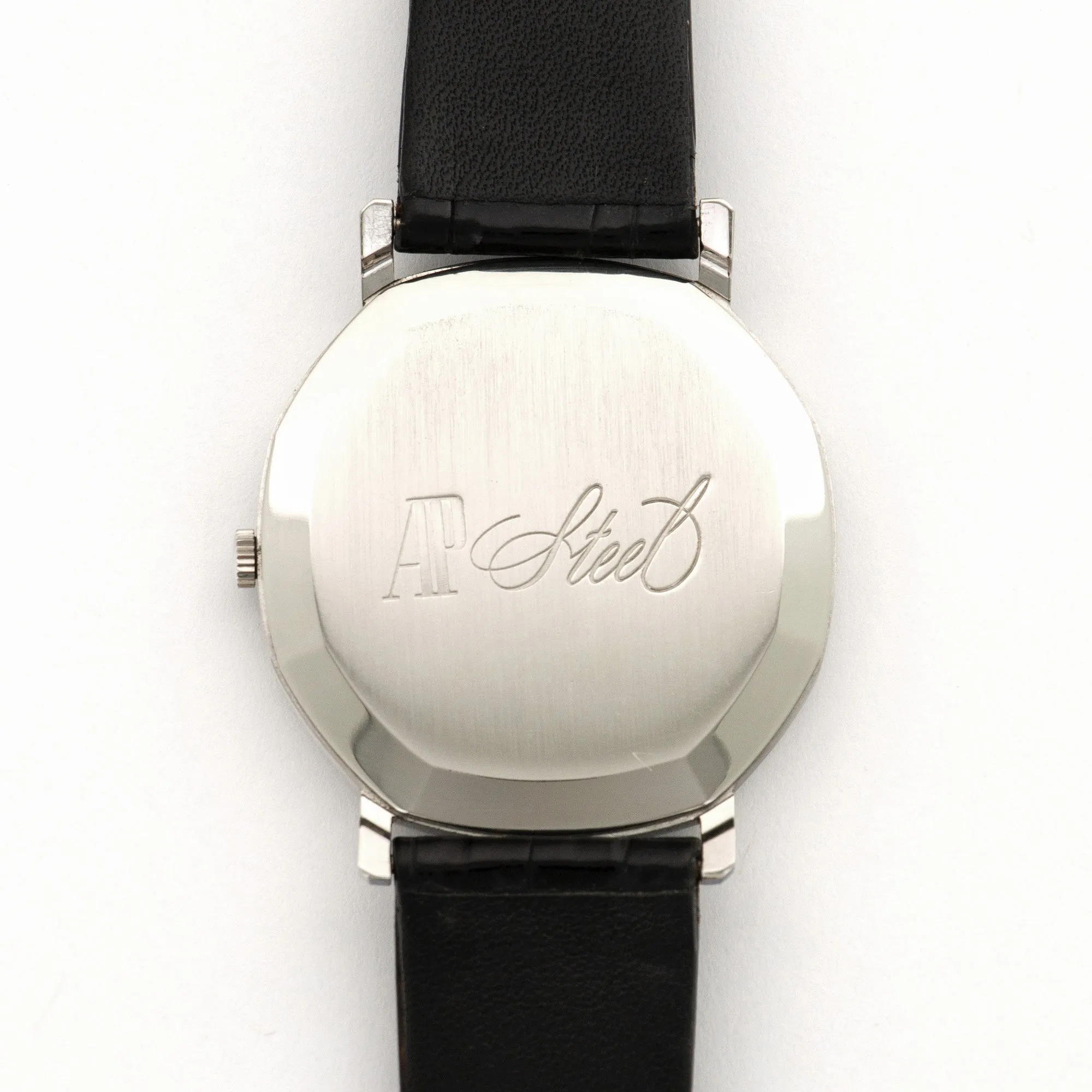 Audemars Piguet Steel Unusual Shape Strap Watch