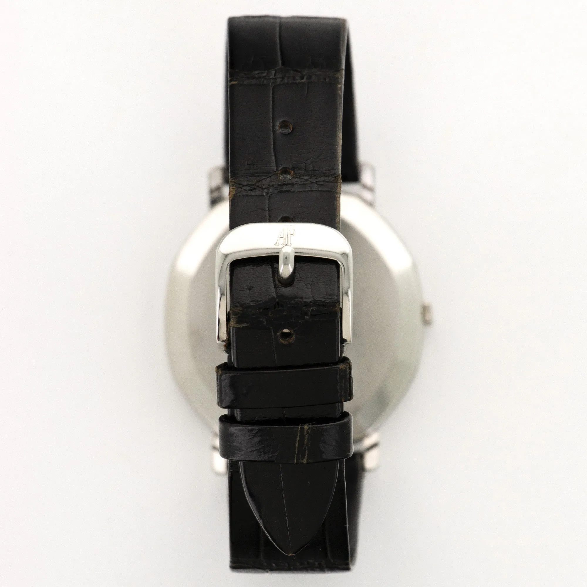 Audemars Piguet Steel Unusual Shape Strap Watch