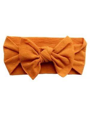 Baby Bling Bows - Classic Knot - Pumpkin