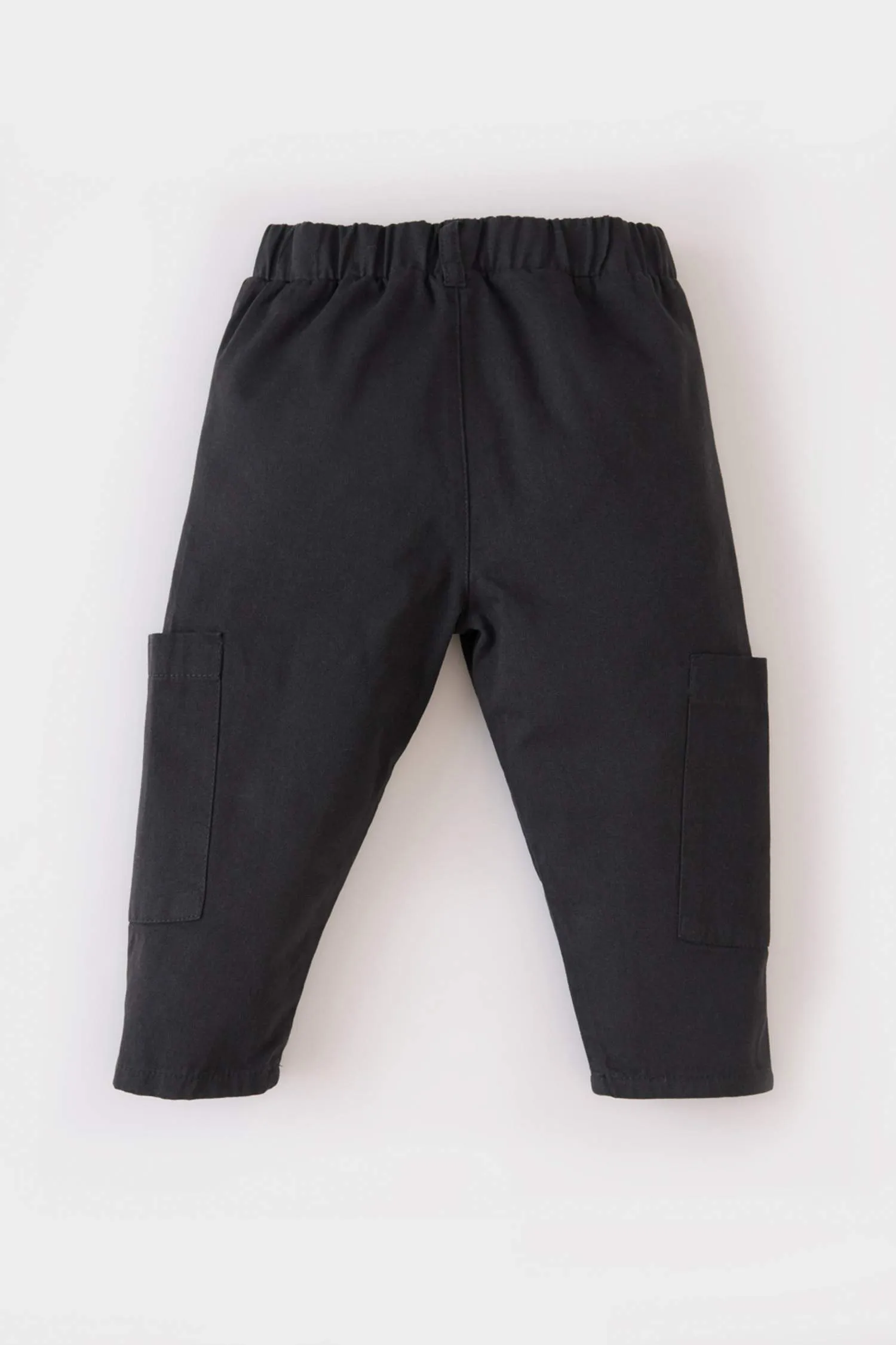 Baby Girl Cargo Cut-Off Gabardine Pants
