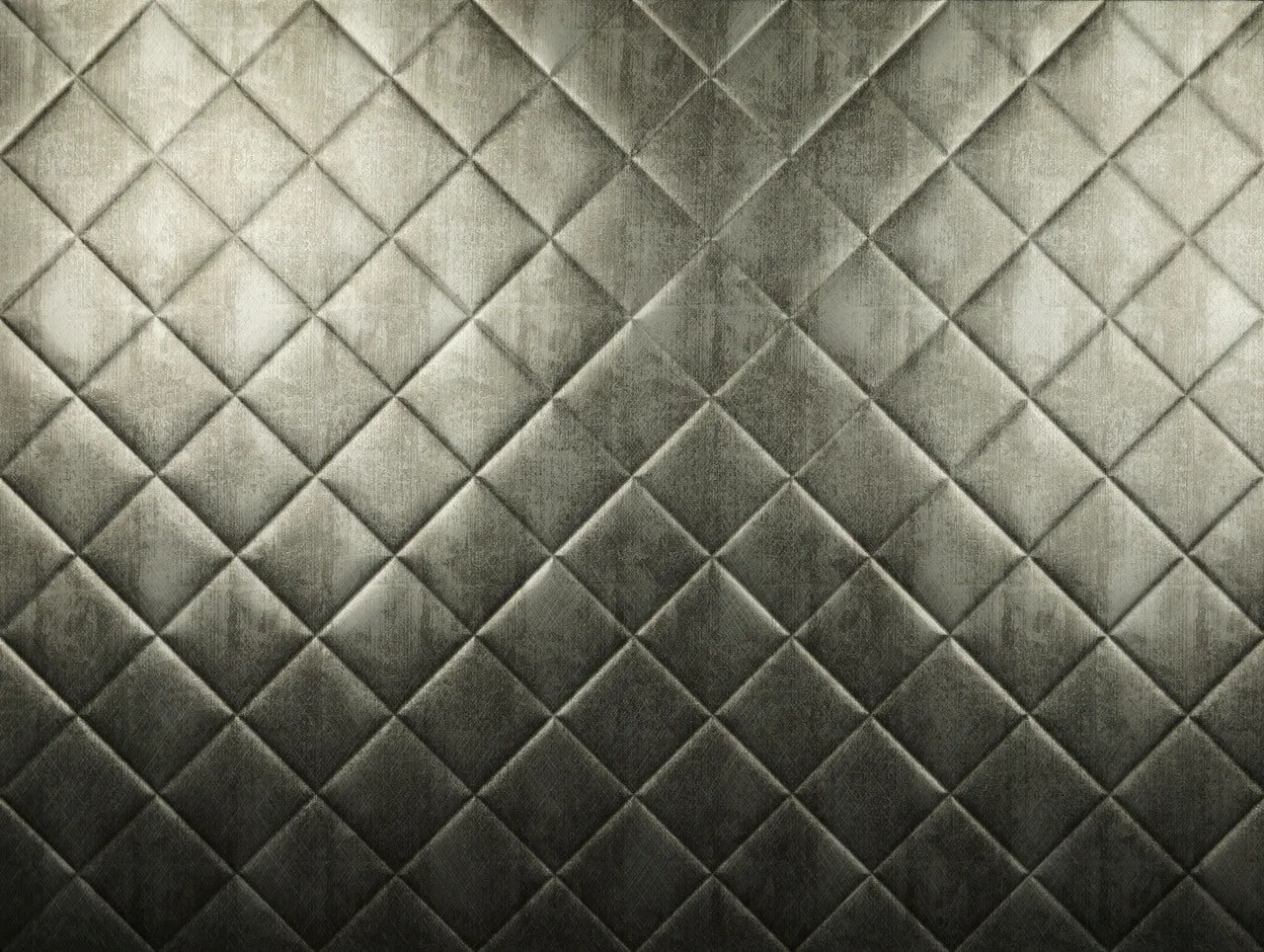 Backsplash Tile Mini Quilted Crosshatch Silver