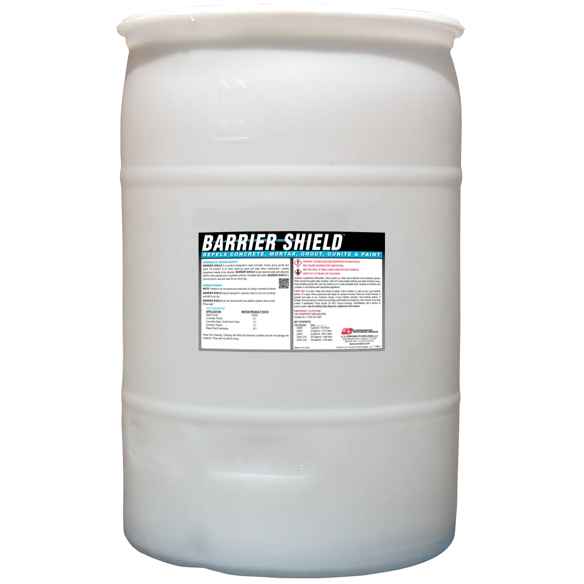Barrier Shield concrete repellent coating