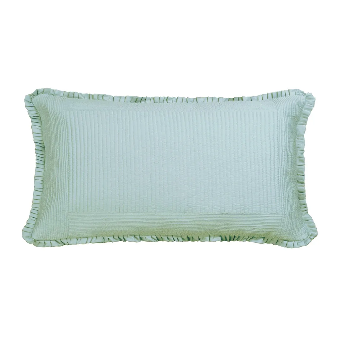 Battersea King Pillow / Sea Foam S&S 20X36