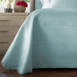 Battersea Queen Bedspread / Sea Foam S&S 106X106