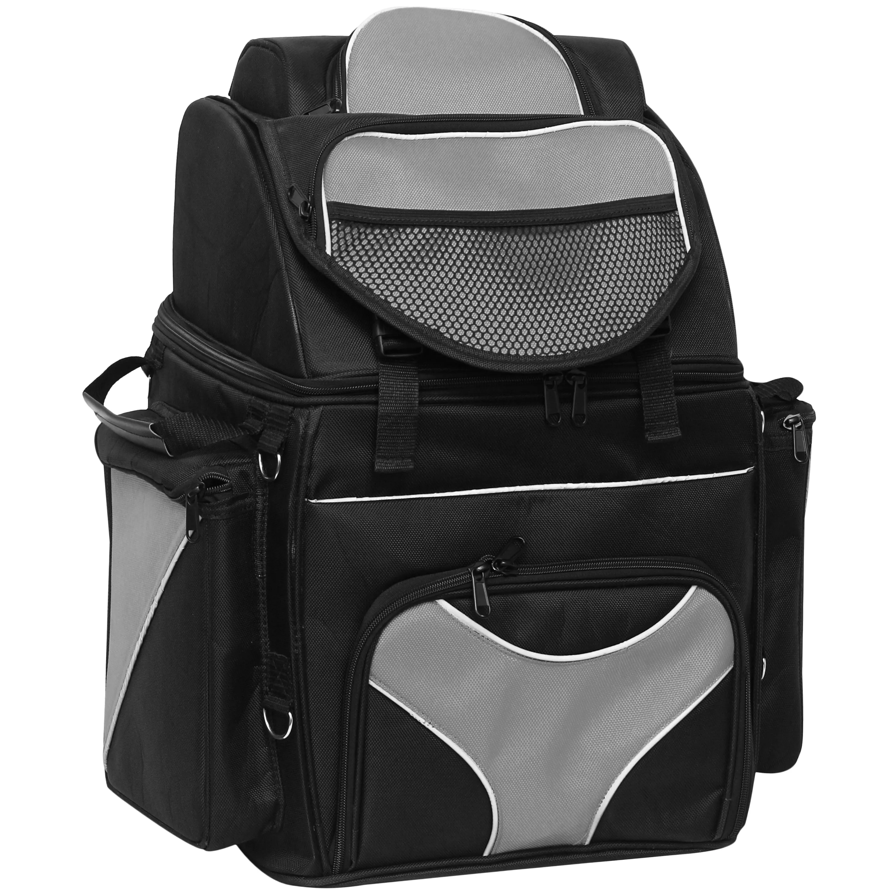 Bikers Gear Australia Castor Waterproof  Undy Motorbike Sissy Bar Bag (grey)