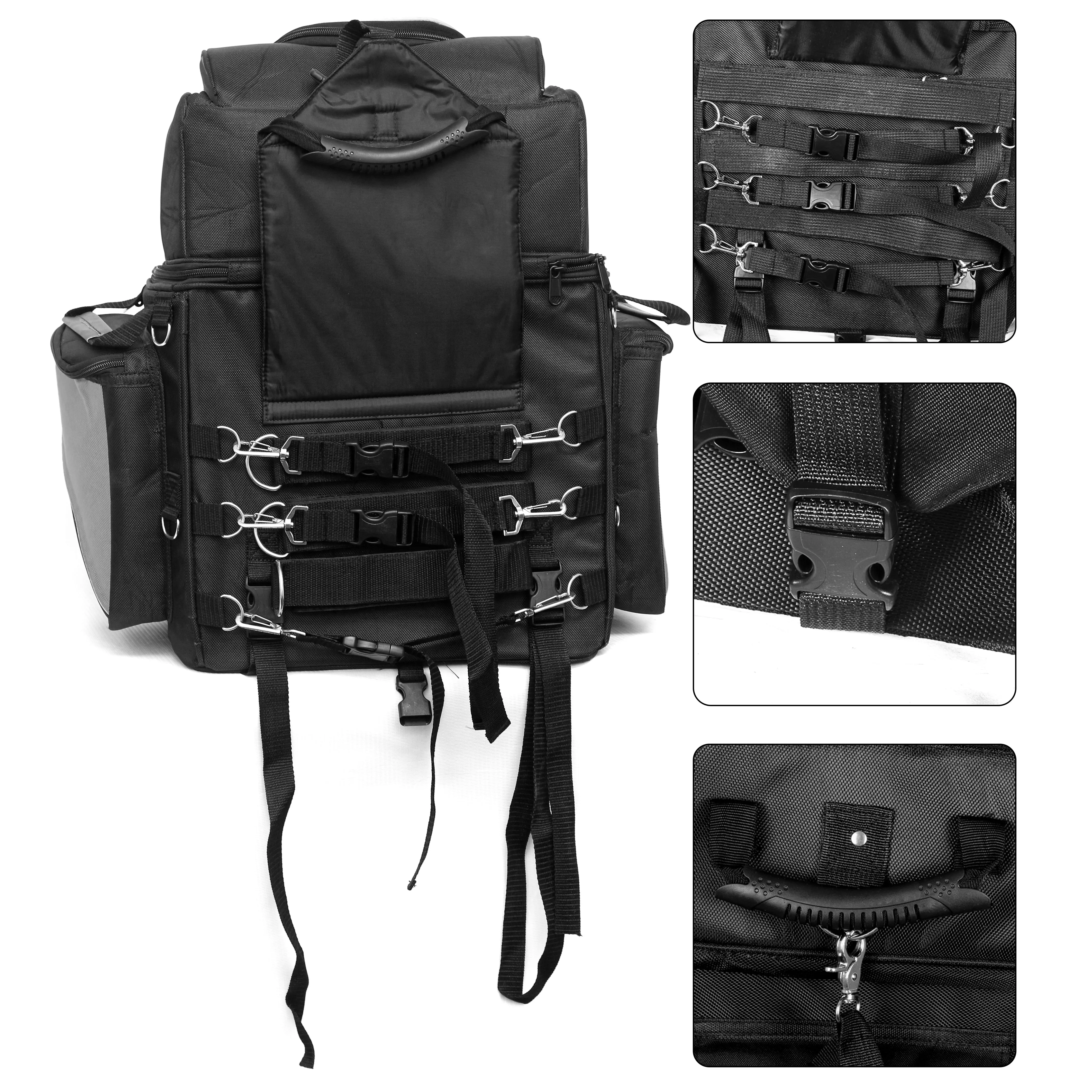 Bikers Gear Australia Castor Waterproof  Undy Motorbike Sissy Bar Bag (grey)