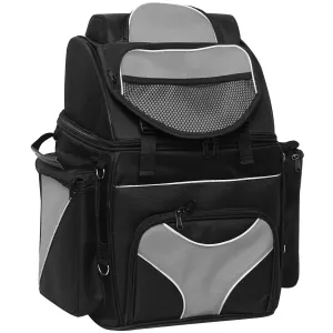 Bikers Gear Australia Castor Waterproof  Undy Motorbike Sissy Bar Bag (grey)