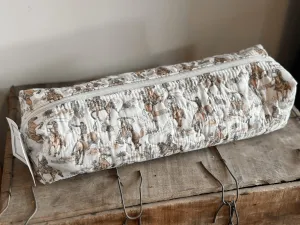 Birdie Neutral Quilted Hot Tools Bag