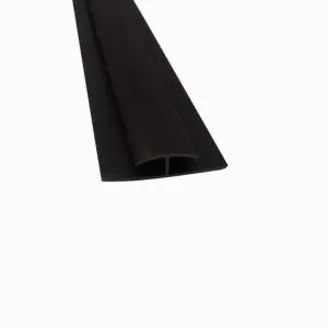 Black H Trim, Joining Strip For 10mm Cladding Wall Panels 2.4m Long