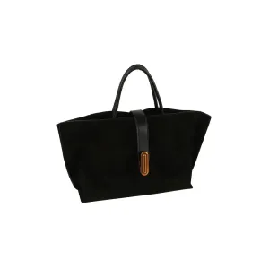 Black Suede Situation Mini Tote